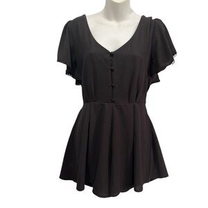 Trixxi black romper.   Size medium